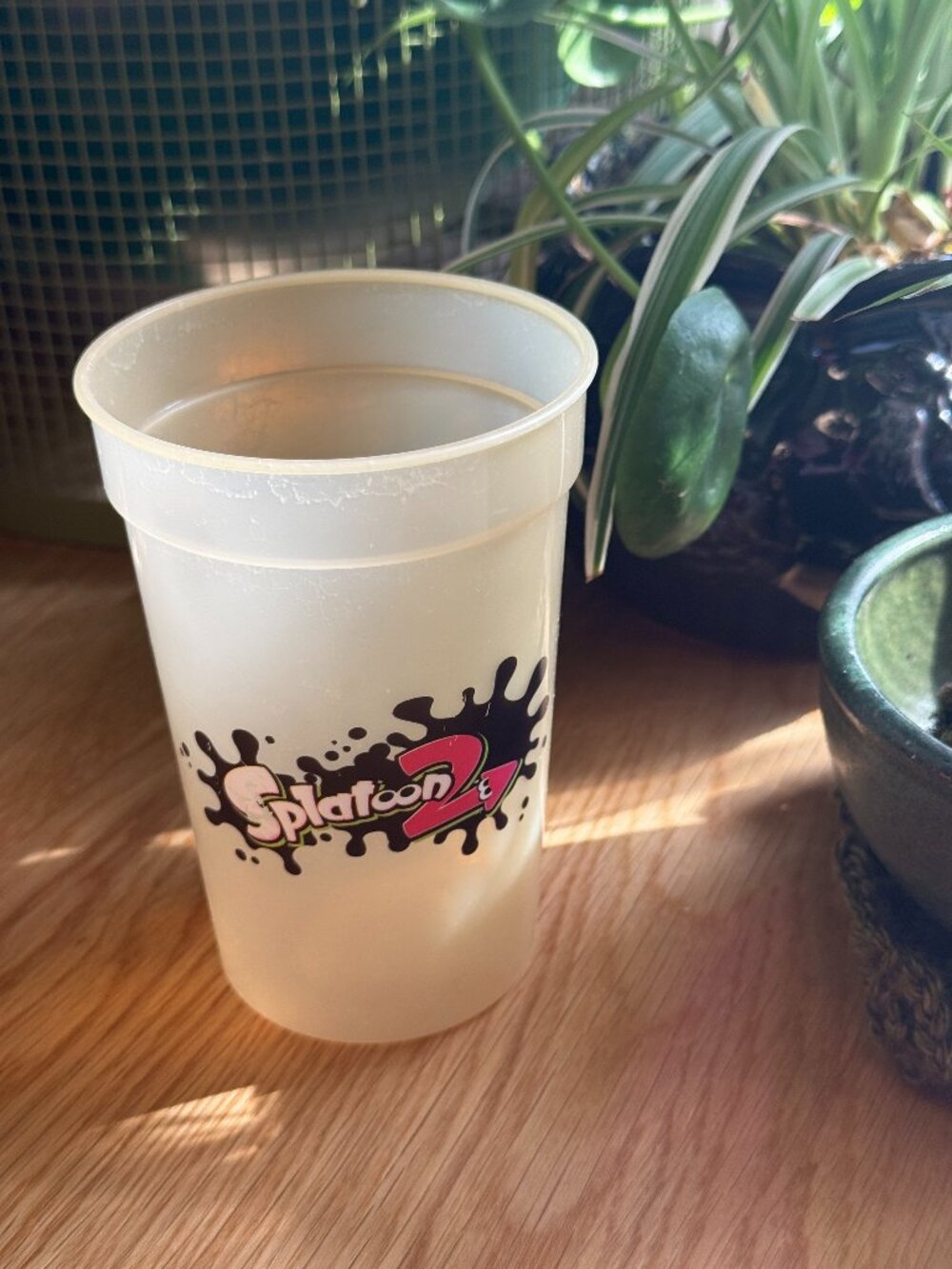 Nintendo Splatoon 2 Color Changing Tumbler Cup, 16 oz., Yellow, Circa 2017